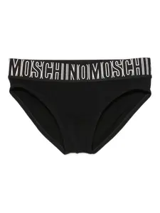 Трусы с поясом с логотипом Moschino, черный