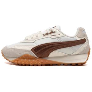 Футболка Rider Low Top повседневная обувь унисекс белый коричневый серый PUMA, Puma White-Brown-Greige