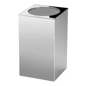 Металлический держатель для зубных щеток в квадратной коробке Windisch, хром