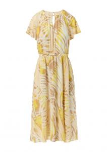 Платье макси COMMA Dress, желтый