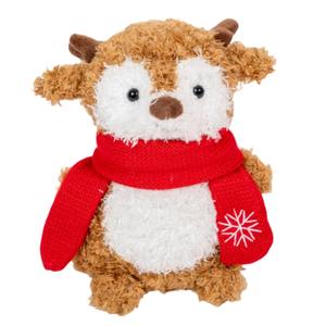 Плюшевая кукла Creative Scarf Deer Dolls высотой 18 см Small bubble, красный