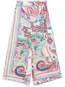 Брюки с принтом LIU JO, розовый