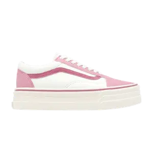 Кроссовки Vans V36CF Old Skool 3Sole, Pink White