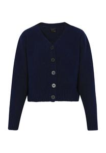 Вязаный кардиган DreiMaster Klassik, морской синий