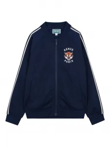 Толстовка с принтом Kenzo Kids, синий