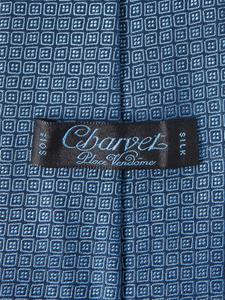 Галстук из шелкового жаккарда шириной 8,5 см CHARVET, темно-синий