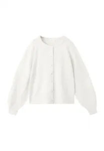 Детский кардиган Mango Kids, Lichtgrijs