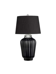 Настольная лампа (Ш) 30 x (Д) 30 x (В) 56,2 см в черном, серебристом и полированном никеле Licht-Erlebnisse