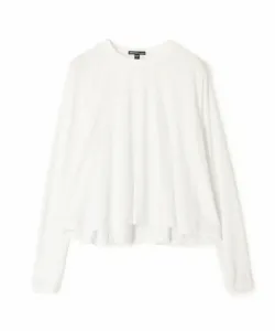 Футболка А-силуэта из хлопкового трикотажа WHGF3943