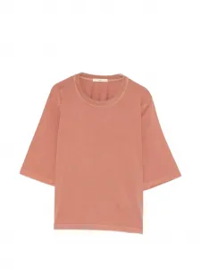 Футболка с круглым вырезом Sessùn, коричневый