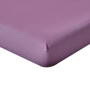 Простынь на подгонке Homescapes Fadendichte 200, 180x1x200 см цвет traube lila