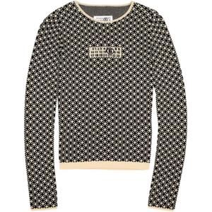 Интарсия лонгслив MM6 Maison Margiela, черный