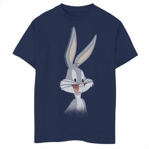 Футболка с рисунком Looney Tunes Bugs Bunny Head для мальчиков 8–20 лет с изображением лица жука Licensed Character