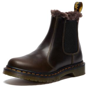 Dr.Martens Женские короткие челси темно-коричневые