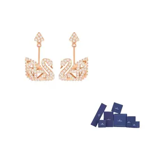 Серьги Facet Swan для женщин Swarovski