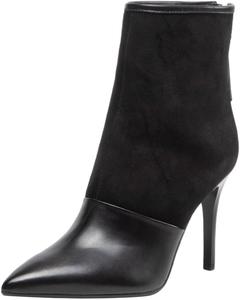 FOWT Модные женские ботильоны с заостренным носком, на шпильке, с высоким каблуком, сексуальные, для вечеринок, вечера, офиса, размеры 37-48, Schwarz