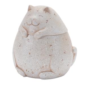 Фигурка декоративная Melrose International Кошка, 4 штуки, бежевый