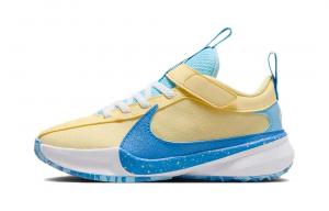 Детские баскетбольные кроссовки Nike Freak 5 PS, Blue/Yellow