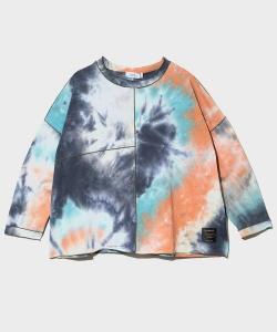 Женская футболка с принтом тай-дай и широким круглым вырезом в стиле рок Gsc Womens Select, цвет Orange