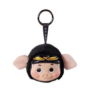 Плюшевая игрушка Piggy Hero Rubber из коллекции таинственных коробок одиночная таинственная коробка/полный набор 6 шт MANYUFAN, Confirmed Style-Zhu Bajie (Open and Remove Packaging)