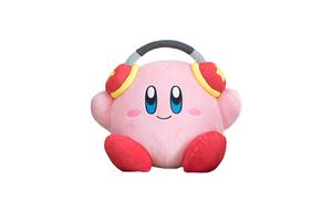 Reward Model A Kirby, Kirby в наушниках плюшевая кукла высотой 25 см BANPRESTO, ichiban kuji, kirby a prize, kirby with headphones