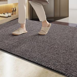 Dajiang Ковер 120х180 см из шерсти для прихожей, износостойкий, моющийся, в стиле Haigeshi-Cloud Gray