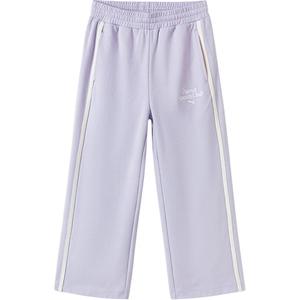 PUMA Детские вязаные спортивные штаны Sportstyle Series Pink Purple 70001