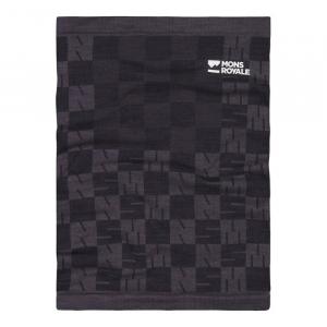 Бесшовный шейный платок Ascender из шерсти мериноса Mons Royale, Forged Iron/Black