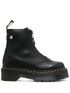 Мужские ботинки Dr. Martens Jetta с молнией на платформе, черный