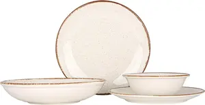 Набор столовых приборов (средний) - Brunilda - 24 предмета - 6 персон - фарфор Rinart