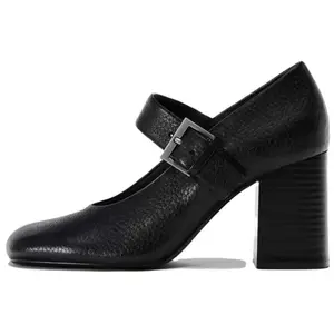 Туфли женские на высоком каблуке Zara, черный