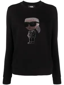 Декорированная толстовка Ikon 2.0 KARL LAGERFELD, черный