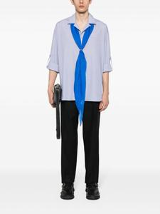 Зауженные брюки из вирджинской шерсти FENDI, черный