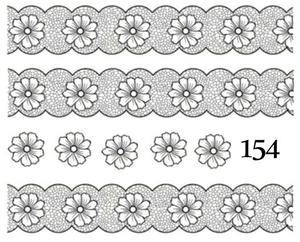 Водные наклейки для ногтей - №154, inna
