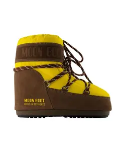 Ботинки Icon на низком каблуке Moon Boot, желтый