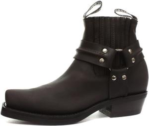 Мужские ковбойские сапоги Grinders Renegade Lo Crazy Horse коричневого цвета