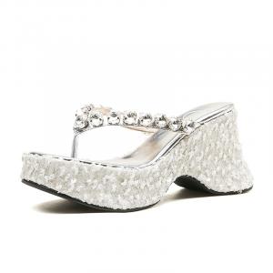 Шлепанцы женские YAFEI XUANYU, Silver