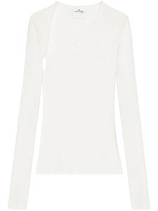 Courrèges футболка Slash, белый