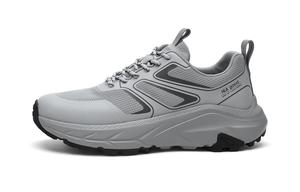 Повседневные мужские кроссовки низкие серые/песочные HLA