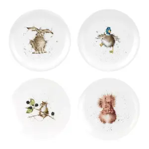 Wrendale Designs Portmeirion Набор десертных тарелок, 4 шт., разноцветный