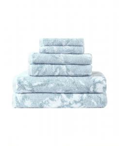 Набор махровых хлопковых полотенец Shadow Hibiscus Tommy Bahama, Tidal Wave, White