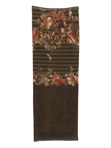 Юбка с цветочным принтом Jean Paul Gaultier, коричневый