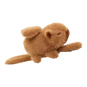 Плюшевая кукла Capybara Circle с вытягивающимся хвостом, высота 23 см AOLETU