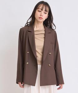 двубортный шерстяной жакет