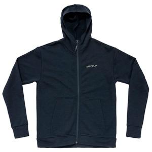 Женская повседневная толстовка с капюшоном на молнии - куртка из мериносовой шерсти Devold, черный