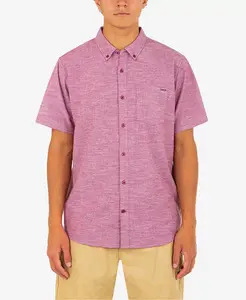 Мужская эластичная рубашка на пуговицах One and Only Hurley, красный