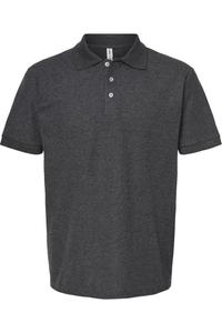 Спортивное поло Tultex Unisex 50/50, цвет heather charcoal