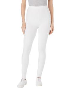 Женские леггинсы Within из эластичного хлопкового трикотажа, надеваемые через голову Woman Within, White