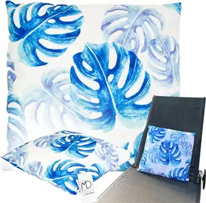 Декоративная подушка для садового кресла/качели, 45х45 см, водонепроницаемая, большая GoGarden