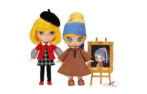 Молли с набором художника Блайт 14см/15см шарнирные куклы POP MART